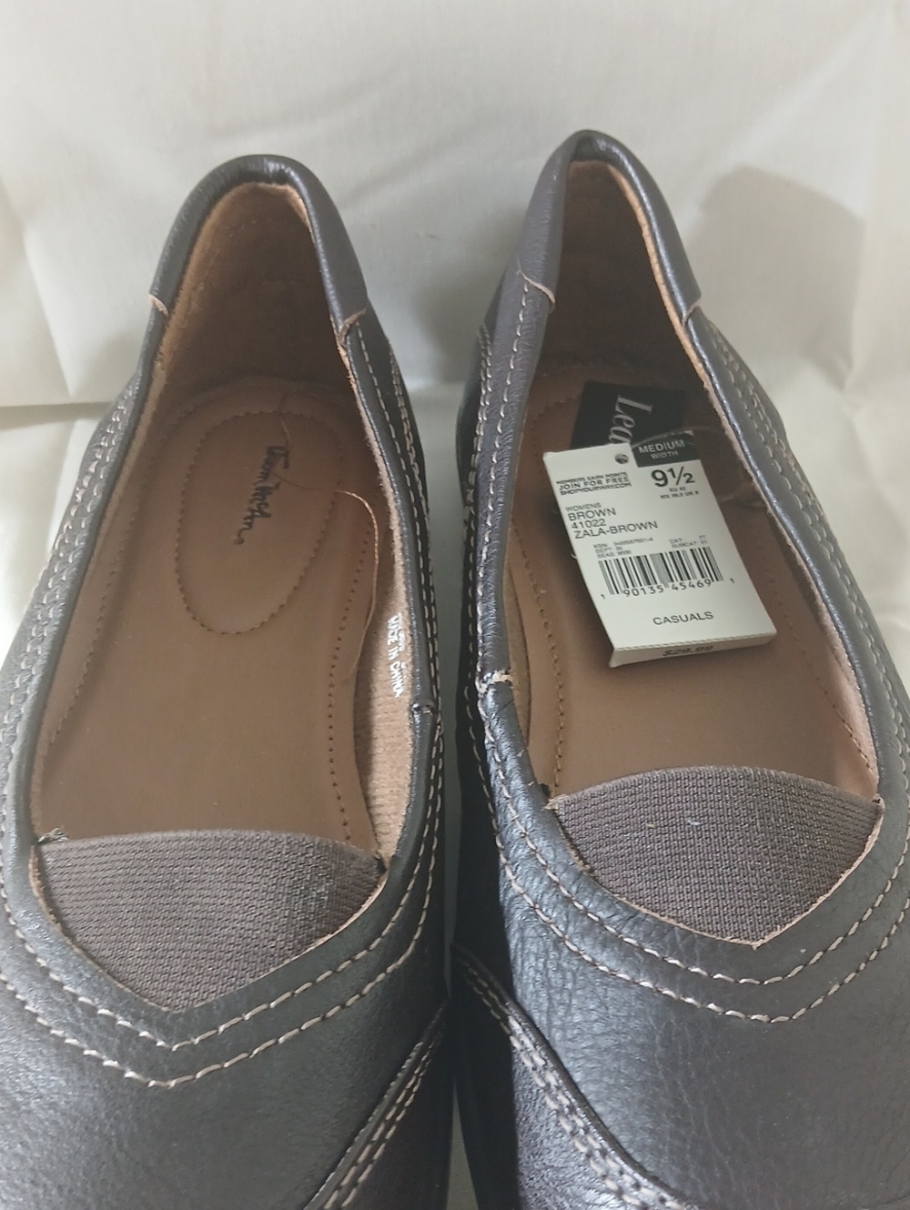 Thom McAn Women's Dark Brown Slip-On Loafers Size 9.5